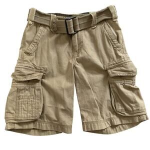NWT Arizona Cargo Shorts w/ Belt Bamboo Boys 8
